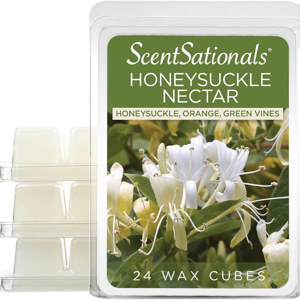 Wax Melts, Wax Cubes Strong Scent - Honeysuckle Nectar - Long Lasting Scented Me